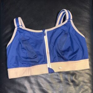 Shefit Ultimate Sports Bra Plus Size Royal Blue/Pale Pink